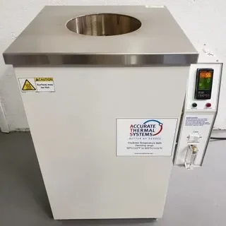 A.T.S. Fluidized Bath for Temperature Calibration Fluidized temperature bath from Accurate Thermal Systems for high-accuracy calibration of temperature sensors, transmitters and probes