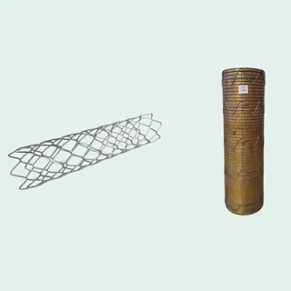 Nitinol stents and medical devices for heat treatment Medical Nitinol stents and stainless steel components used for heat treatment, shaping and annealing in high temperature fluidized